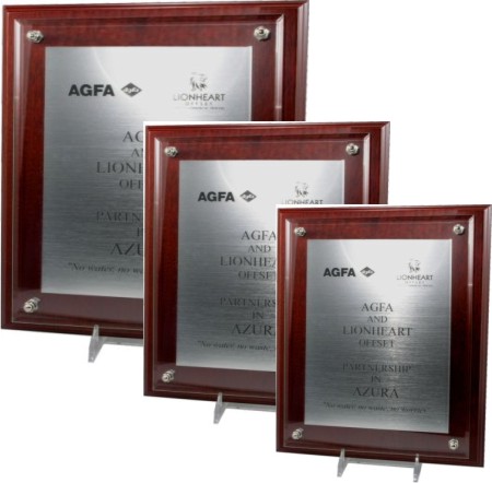 The 'Contempo' Plaque Range - Acrylic Front from as low as $59.40