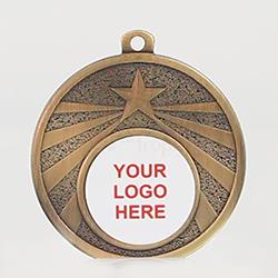 Radiance Personalised Medal 50mm Gold