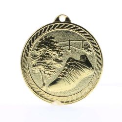 Chevron Cross Country Medal 50mm - Gold