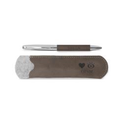 A&T Leatherette Pen with Pouch