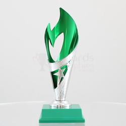 Flame Cup Green/Silver 220mm
