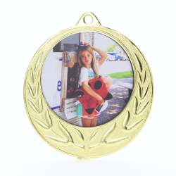 Coronet Personalised Medal 70mm Gold 