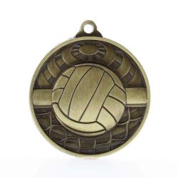 Global Volleyball Medal 50mm Gold 