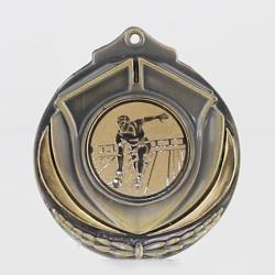 Two Tone Male Tenpin Medal 50mm Gold
