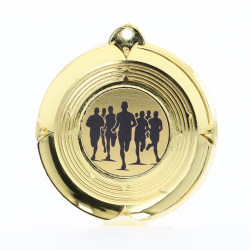 Deluxe Marathon Medal 50mm Gold