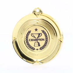 Deluxe Champion Medal 50mm Gold