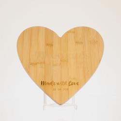 Bamboo Cutting Board - Heart