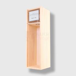 Bamboo Wine Box with acrylic slide lid