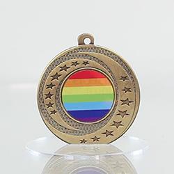Wayfare Medal Rainbow - Gold 50mm
