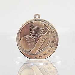 Cricket Wayfare Medal Gold 50mm