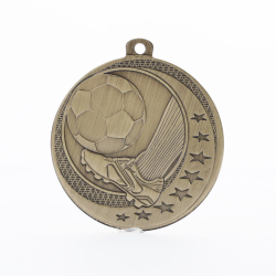 Soccer Wayfare Medal Gold 50mm