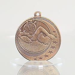 Swimming Wayfare Medal Gold 50mm