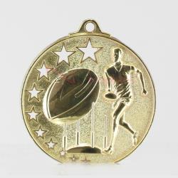Aussie Rules Star Medal 50mm Silver