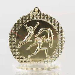 Gymnastics Female Facet Medal Gold 70mm