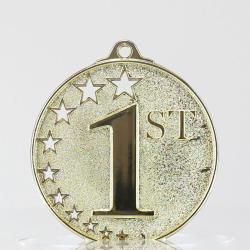 Star Medal First Place Gold 50mm