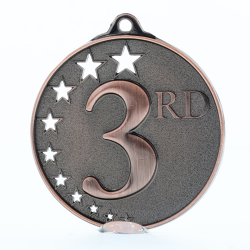 Star Medal Third Place Bronze 50mm