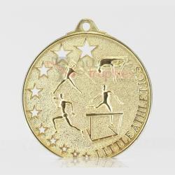 Star Little Athletics Medal 52mm Gold