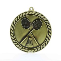 Venture Badminton Medal Gold 60mm