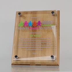 Bamboo Floating Plaque 250mm