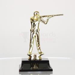 Trap Shooter figurine on base (Male or Female) 165mm