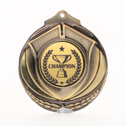 Two Tone Gold Medal 50mm - Champion