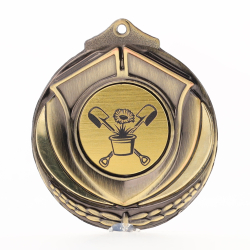 Two Tone Gold Medal 50mm - Gardening