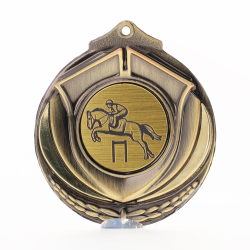 Two Tone Gold Medal 50mm - Show Jumping