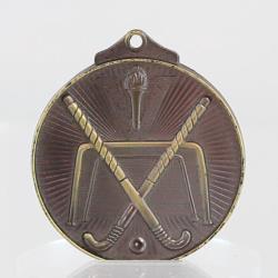 Embossed Hockey Medal 52mm Gold