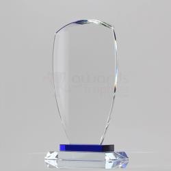 Clear & Blue Glass Shield 185mm