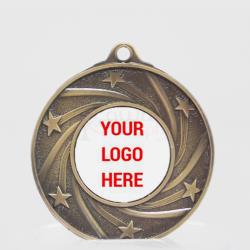 Galaxy Personalised Medal 50mm Gold 