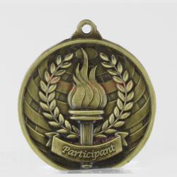Global Participant Medal 50mm Gold 