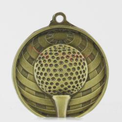 Global Golf Medal 50mm Gold 