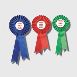 Well Done Rosettes Or Clear Round Rosettes x 25 Per Pack Assorted Colours 