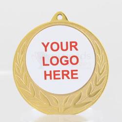 Coronet Personalised Medal 70mm Gold 