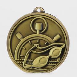 Triumph Swimming Medal 50mm Gold