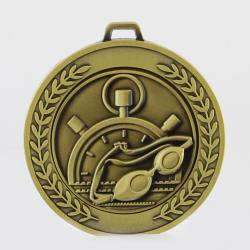 Heavyweight Swimming Medal 70mm Gold