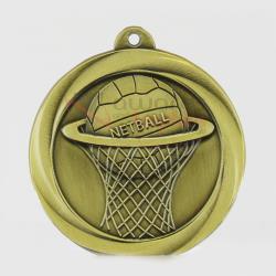 Econo Netball Medal 50mm Gold