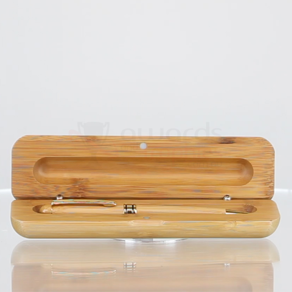 Bamboo Pen Box - Single