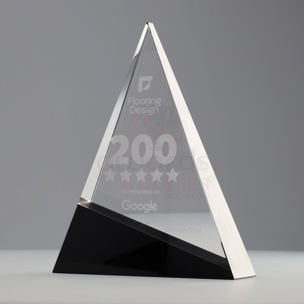 Ebony Crystal Triangle 190mm
