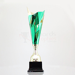 Origami Cup Gold/Green 375mm