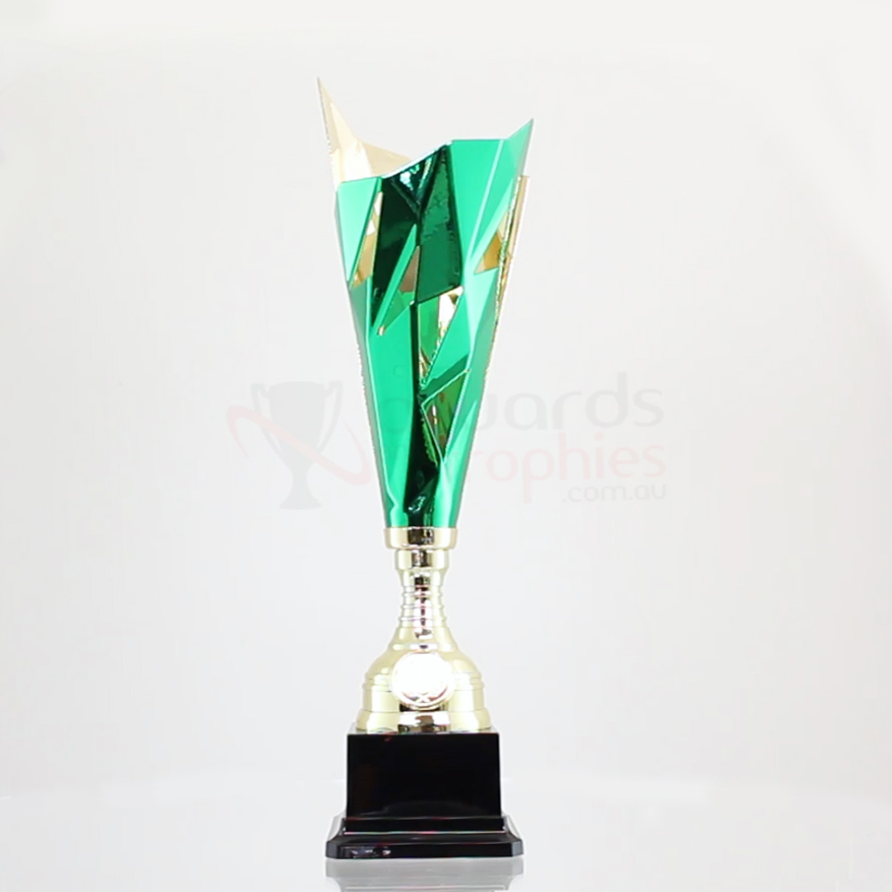 Origami Cup Gold/Green 430mm