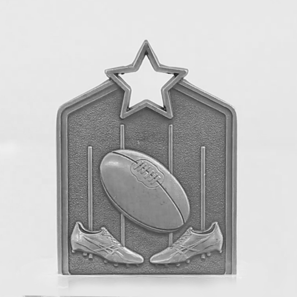 Shield Medal AFL 60mm Silver