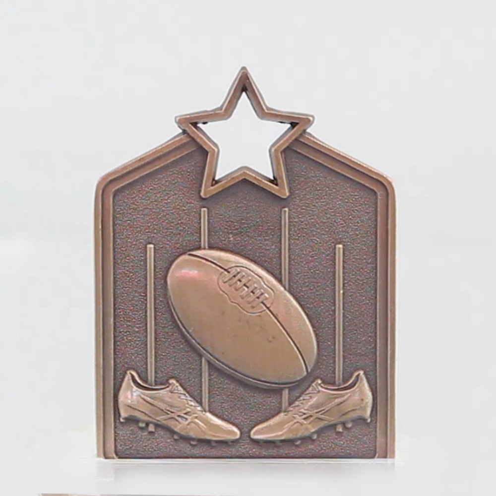 Shield Medal AFL 60mm Bronze