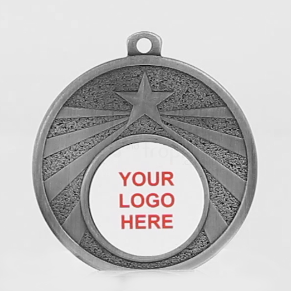 Radiance Personalised Medal 50mm Silver