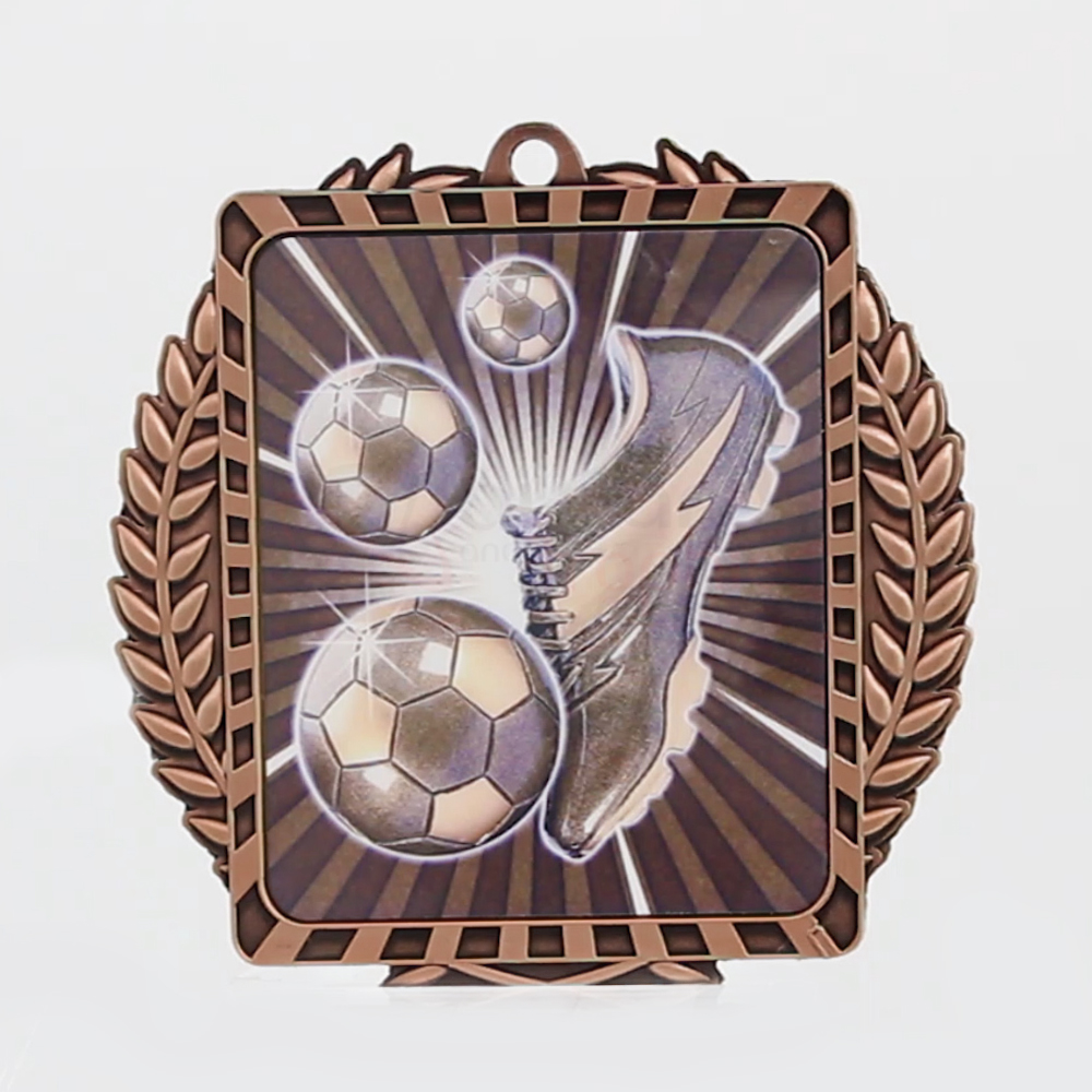 Lynx Wreath Soccer Theme Bronze 