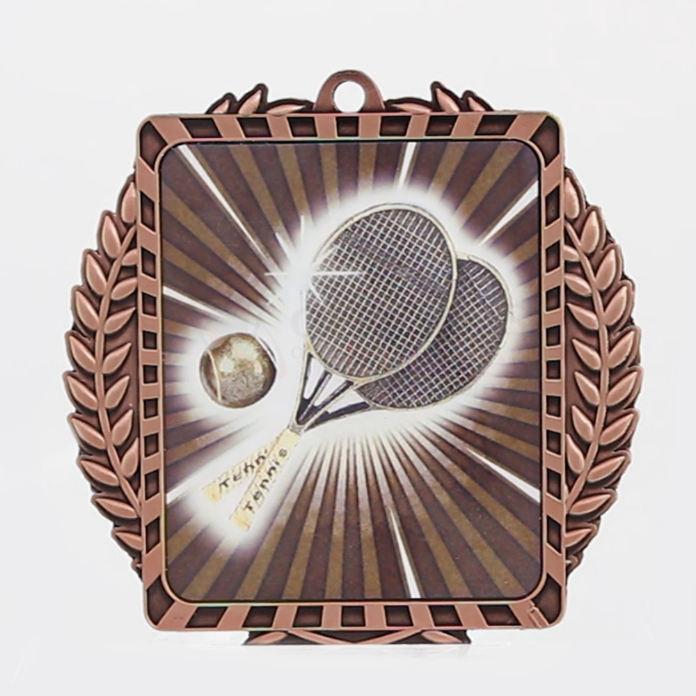 Lynx Wreath Tennis Medal Bronze