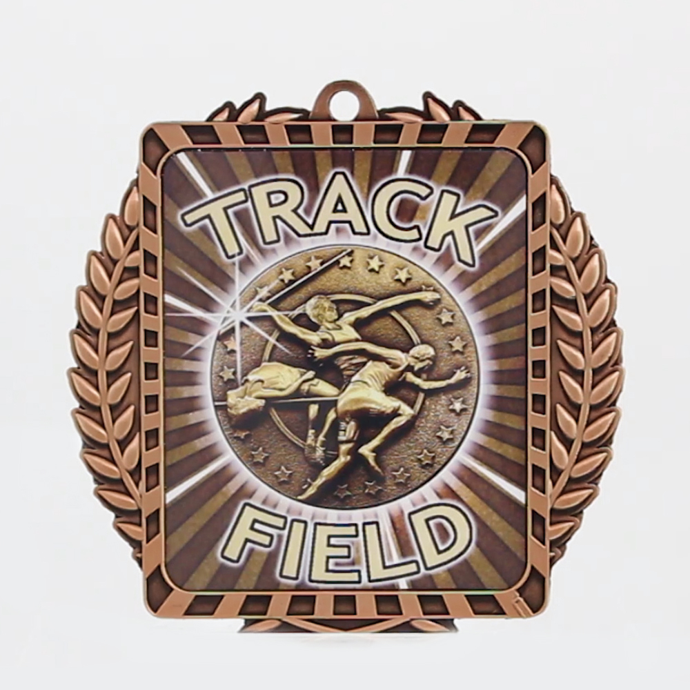 Lynx Wreath Track & Field Medal Bronze