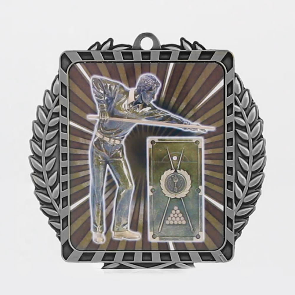 Lynx Wreath Pool/Snooker Medal Silver
