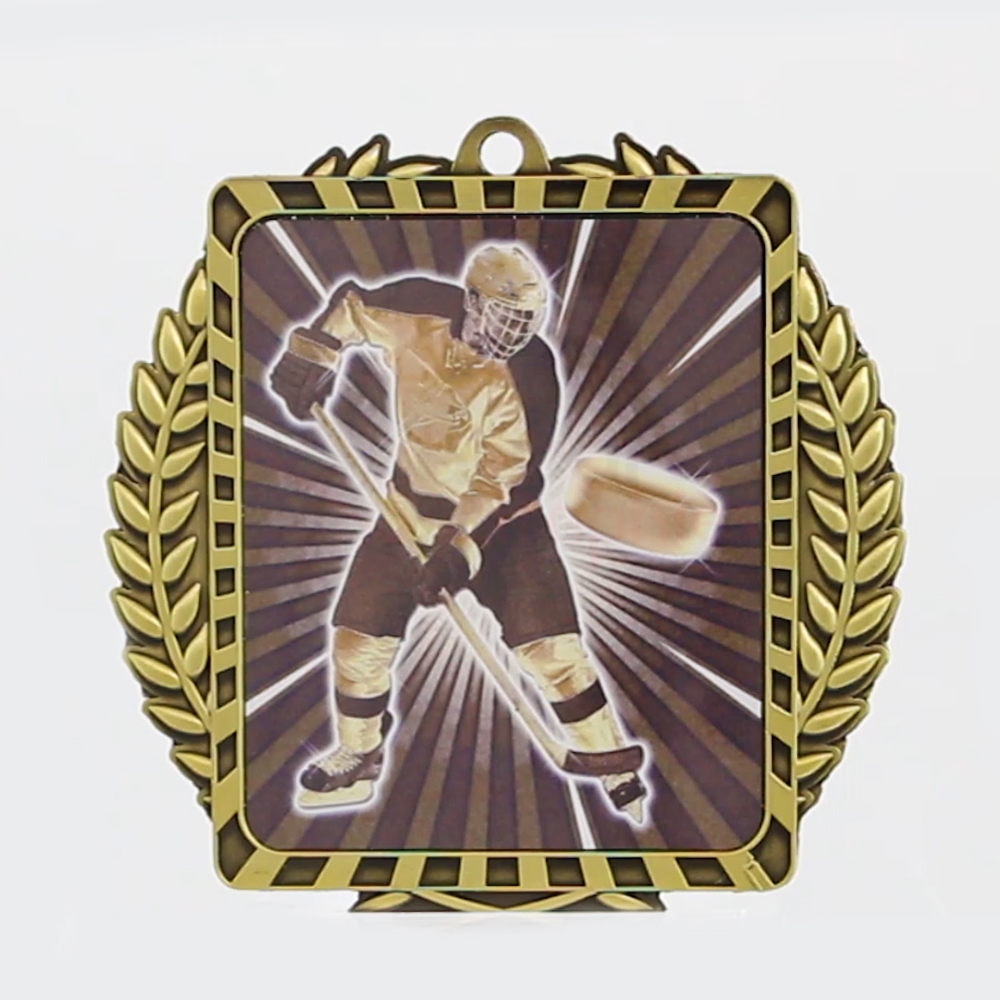 Lynx Wreath Ice Hockey Gold