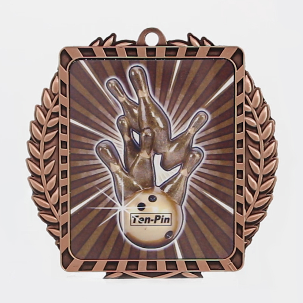 Lynx Wreath Tenpin Medal Bronze